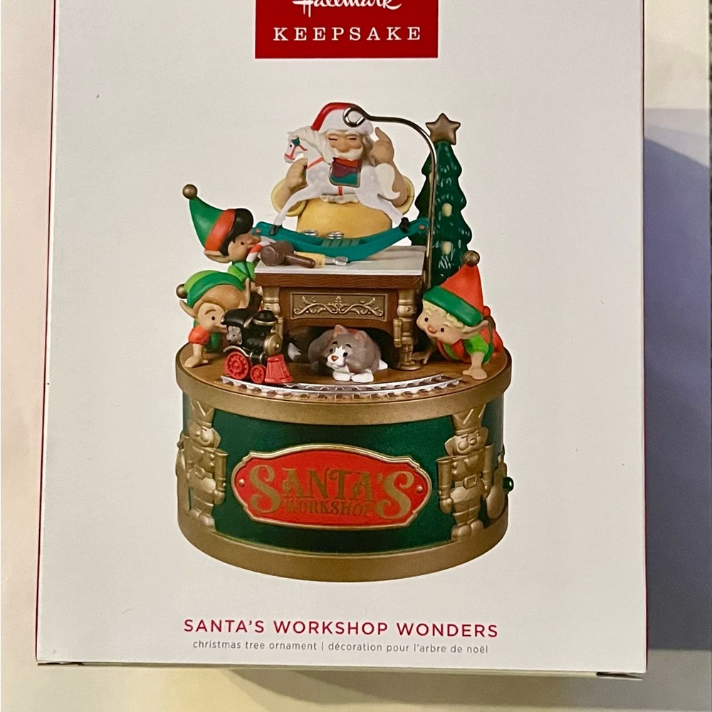 Hallmark Keepsake 2022 Santa's Workshop Wonders Christmas Ornament